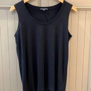Eileen Fisher Black Tank Top Sleeveless Knit